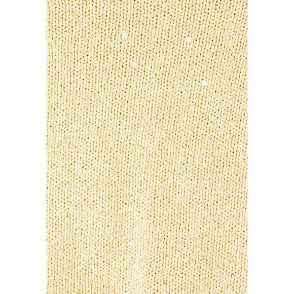 WeWoreWhat Scoop Neck Sequin‎ Mini Dress Pale Gold Size L - Picture 11 of 12